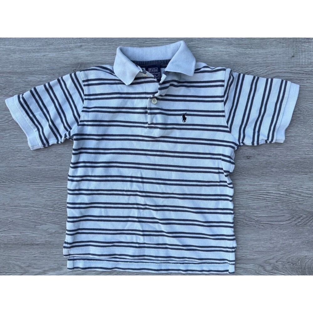 Polo Ralph Lauren Boys Striped Short Sleeve Shirt – Size 7